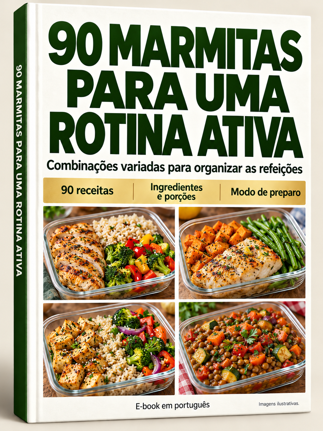 90 Marmitas para uma Rotina Ativa